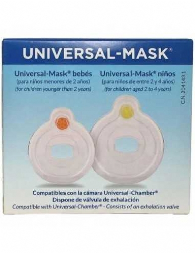 Mascarilla universal mask 2 unidades bebes + niños - mask