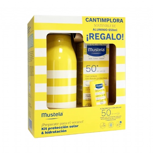 Mustela solar pack 50+ locio 100ml+ stick fac (ci)