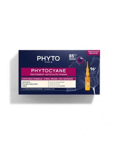 Phytocyane mujer caida reaccional 12 amp