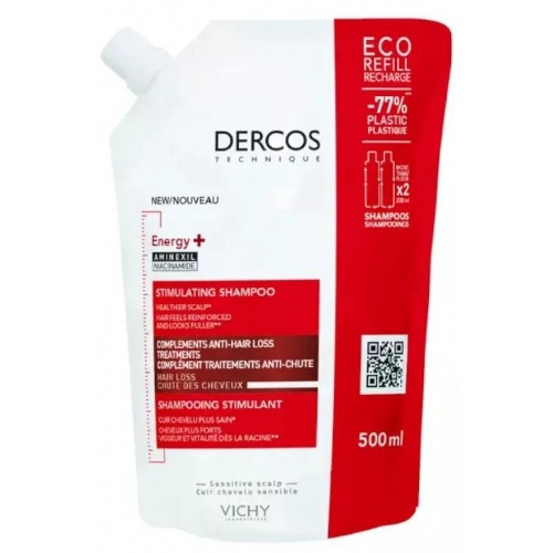 Dercos champu estimulante (1 envase 500 ml ecopack)