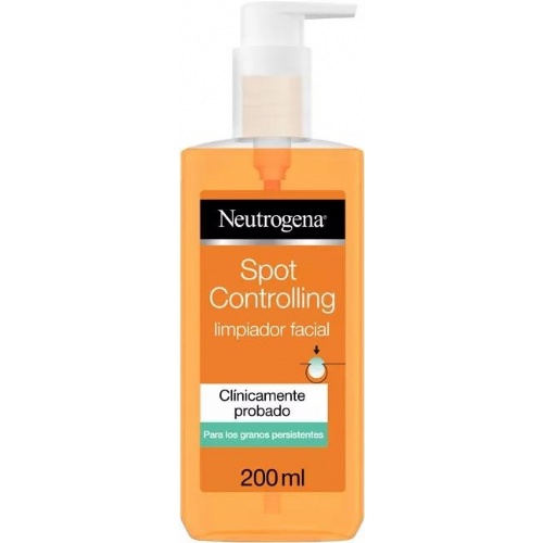 Neutrogena spot controlling - limpiador facial con acido salicilico purificante (1 envase 200 ml)