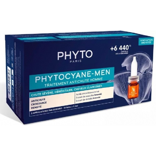 Phytocyane hombre caida progresiva 12 amp