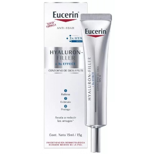 EUCERIN ANTIEDAD HYALURON FILLER FPS 10 - CONTORNO DE OJOS RELLENO ARRUGAS (15 ML)