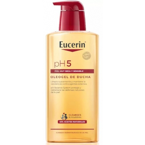 Oleogel de ducha - eucerin piel sensible ph-5 (1 envase 400 ml)