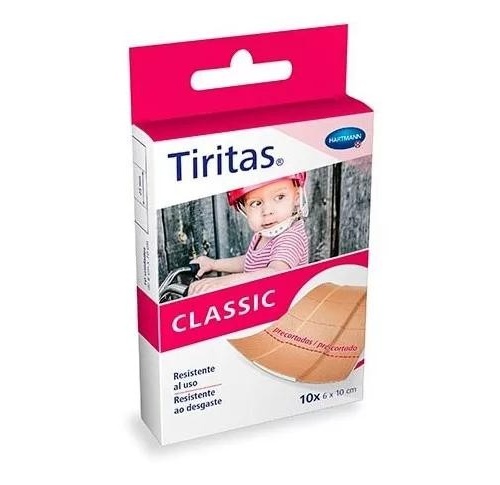 TIRITAS CLASSIC - APOSITO ADHESIVO (PRECORT 1 M X 6 CM  10 U)