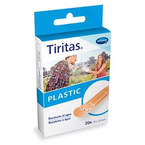 Tiritas plastic - aposito adhesivo (20 unidades 72 mm x 19 mm)