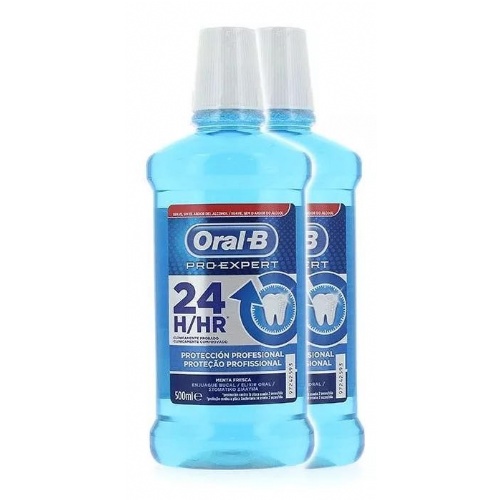 Oral-b colutorio pro expert proteccion profesion 2 envases 500 ml pack