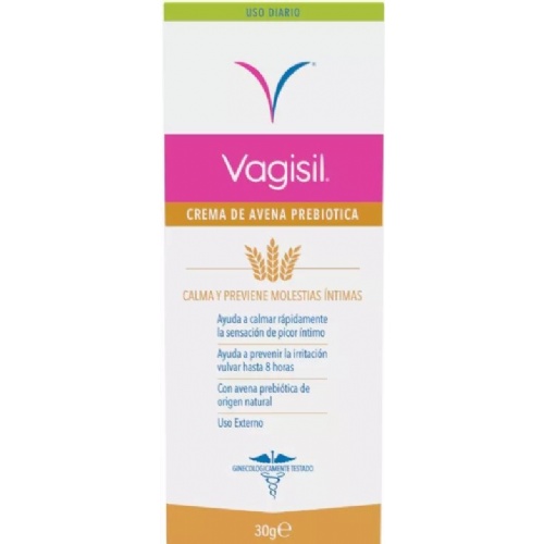 Vagisil crema de avena prebiotica (1 tubo 30 g)