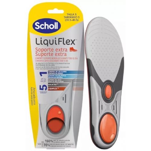 Scholl plantilla liquiflex soporte extra (botas)talla s