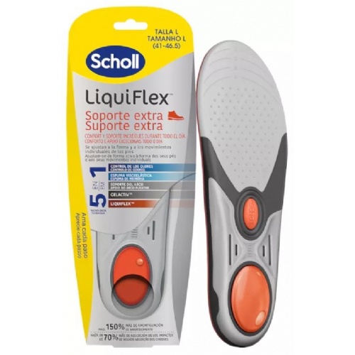 Scholl plantilla liquiflex soporte extra (botas)talla l