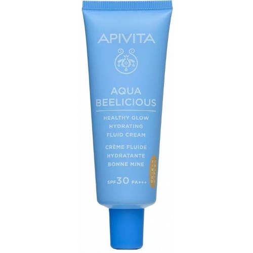 Apivita aq. beelicious cr fluida spf30 color 40ml