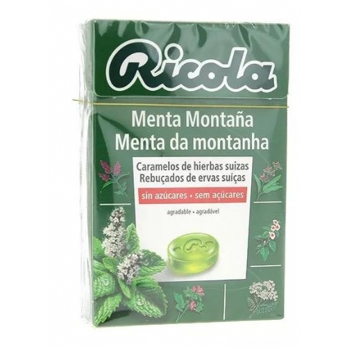 Ricola caramelos sin azucar (1 envase 50 g sabor menta montaña)