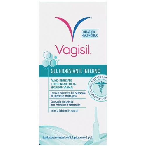 Vagisil gel hidratante interno (6 aplicadores 5 g)