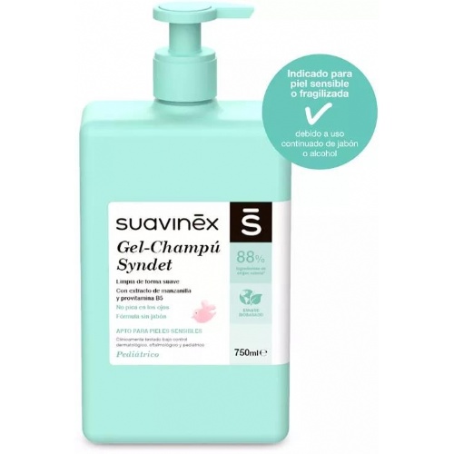 Suavinex baby gel-crema baño suave  1 envase 750 ml