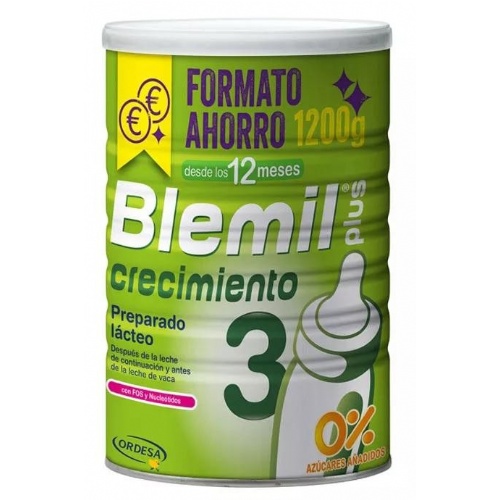 Blemil plus 3 crecimiento 0% (1 envase 1200 g)