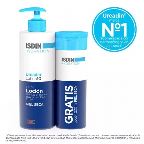Isdin hydration ureadin lotion 10  1 envase 400 ml con valvula