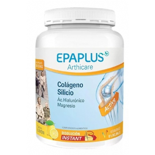 Epaplus colageno + silicio + hialuronico + magnesio polvo (1 envase 334,06 g sabor limon)