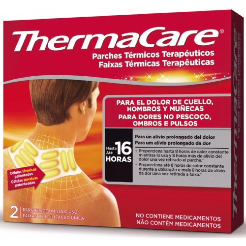 Thermacare parche termico cuello hombro muñeca (2 parches)