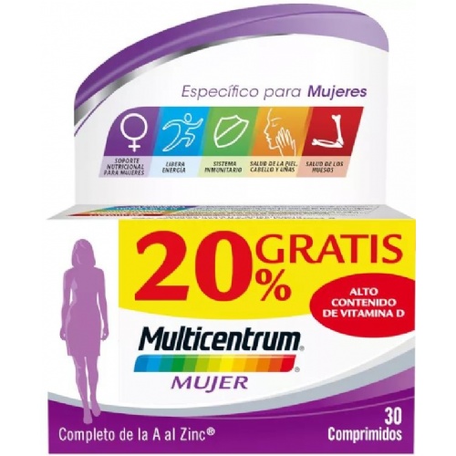 Multicentrum mujer (30 comprimidos)