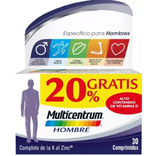 Multicentrum hombre (30 comprimidos)