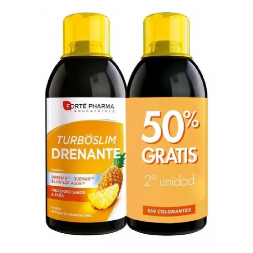 Turboslim duplo drenante piña 2x500ml (ci)