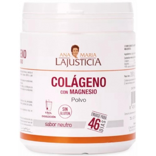 Colageno con magnesio polvo - ana maria lajusticia (1 bote 350 g sabor neutro)