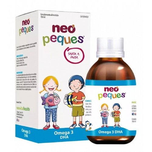 Neo peques omega 3 (1 envase 150 ml sabor fresa)