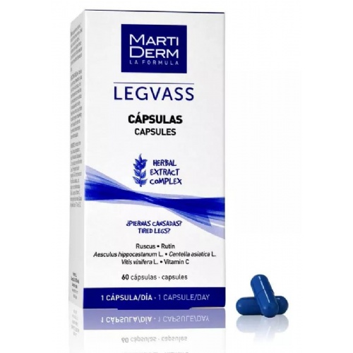 Martiderm legvass oral (60 capsulas)