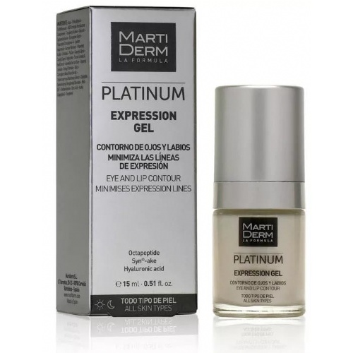 Martiderm expression gel contorno ojos y labios (1 envase 15 ml)