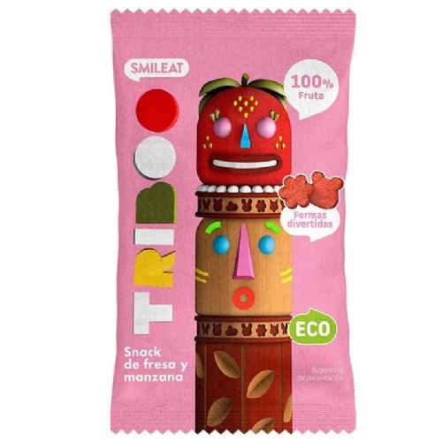 Smileat snack  1 bolsa 25 g sabor fresa y manzana