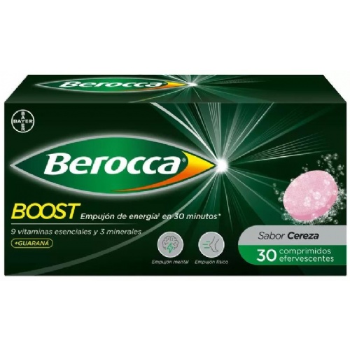 BEROCCA BOOST COMP EFERVESC (30 COMP)