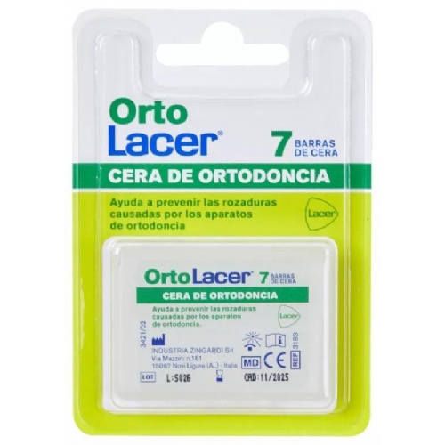 Cera ortodoncia protectora rozadura - ortolacer (7 barritas)