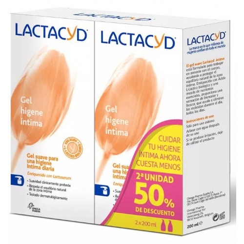 Lactacyd intimo gel suave (2 envases 200 ml pack)