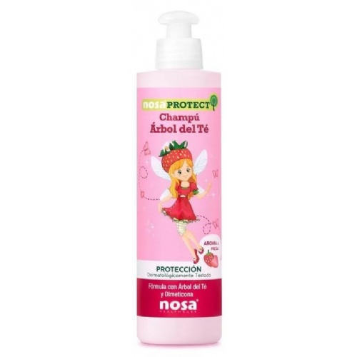 Nosa natural champu aceite del arbol del te rosa (1 envase 250 ml)