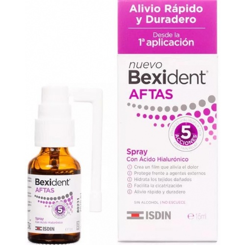 Bexident aftas spray bucal protector (1 envase 15 ml)