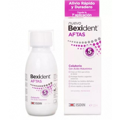 Bexident aftas colutorio bucal protector (1 envase 120 ml)