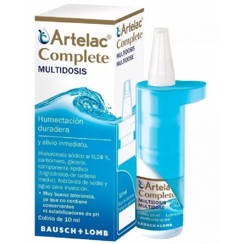 Artelac complete esteril gotas oculares (1 envase multidosis 10 ml)