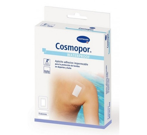 Cosmopor waterproof - aposito adhesivo (5 unidades 7,2 cm x 5 cm)