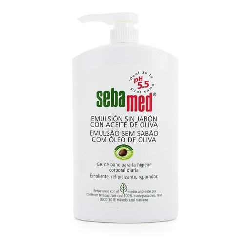 Sebamed emulsion sin jabon con aceite de oliva (1 envase 1 l)