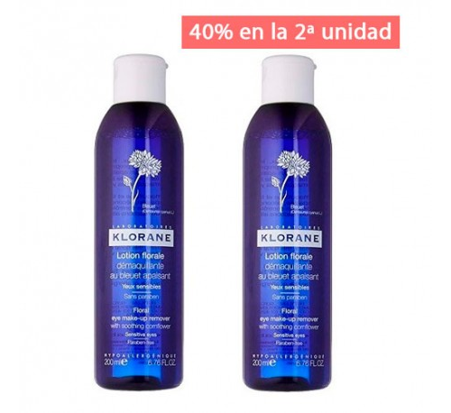 Klorane desmaquillante de ojos al aciano (1 envase 200 ml)