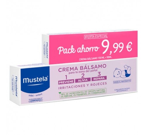 Mustela crema balsamo 1, 2, 3. 150 ml