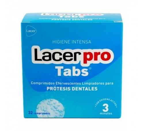 Lacerpro - limpieza protesis dental (32 comprimidos efervescentes)