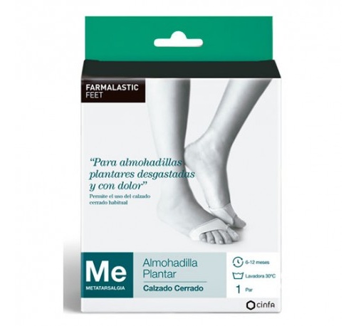 ALMOHADILLA PLANTAR - FARMALASTIC GEL DE SILICONA (T- 36-38)