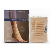 Tobillera vendaje en 8 - farmalastic compression tech (1 unidad talla extragrande color beige)