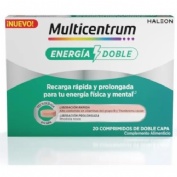 Multicentrum energia doble 20 comprimidos