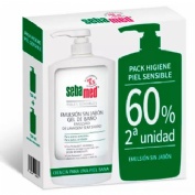 Sebamed duplo emulsion gel baño 750mlx2 oferta 2u60%