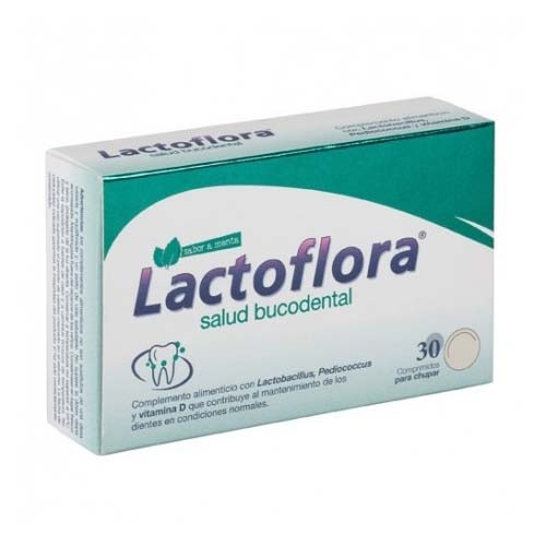 Lactoflora salud bucodental (30 comprimidos para chupar sabor menta)