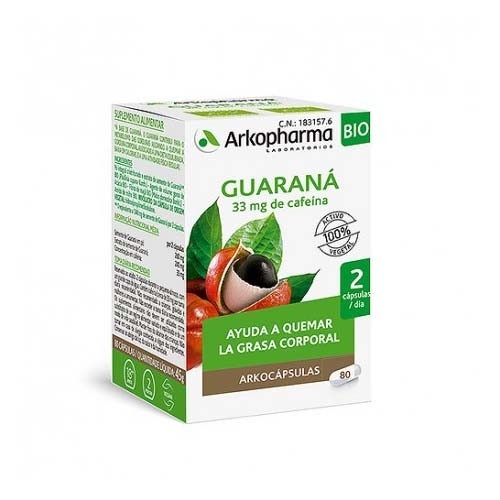 Arkocapsulas guarana bio (80 capsulas)