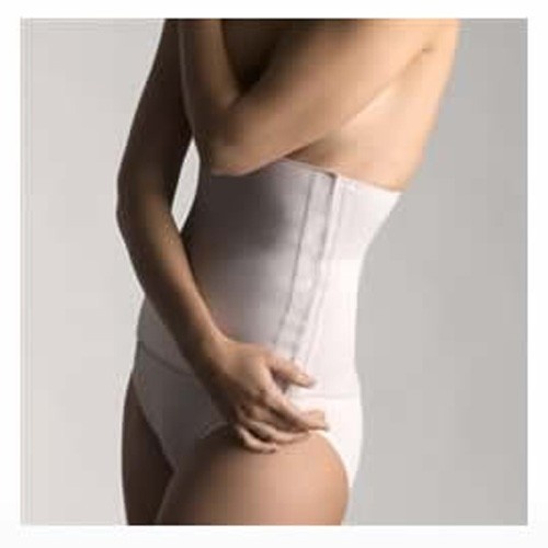 Faja lumboabdominal abierta velcro - farmalastic (1 unidad talla grande color beige)