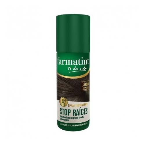 Farmatint stop raices (1 spray 75 ml tono castaño oscuro)